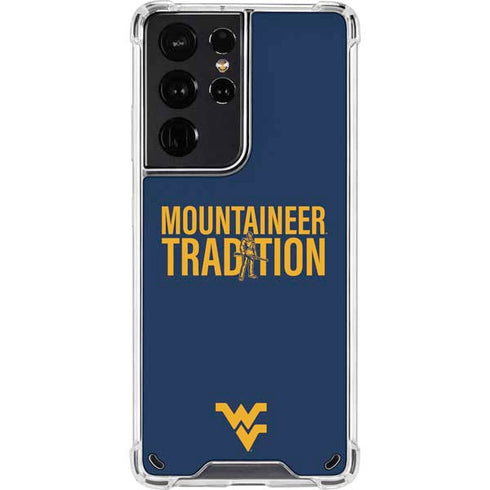 West Virginia University Climb Higher Galaxy S21 Ultra 5G Clear Case